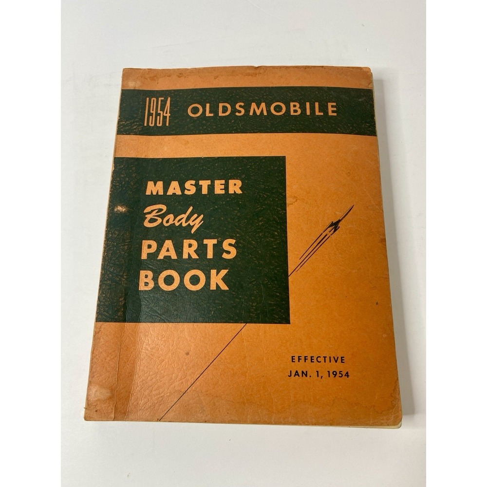 1954 Oldsmobile Dealer Master Body Parts Book Manual Catalog 56 Olds